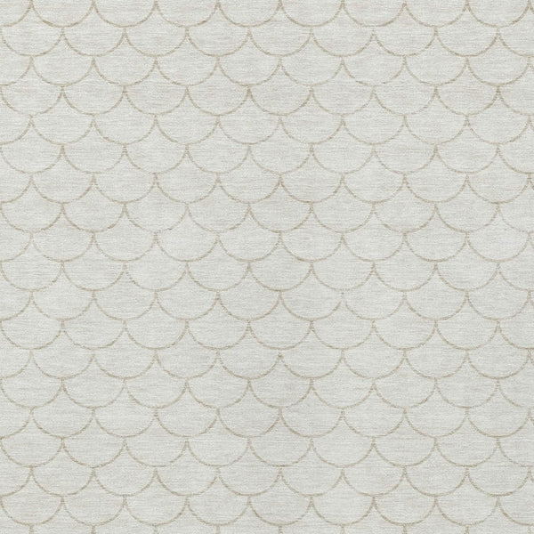 HomeRoots 5' Modern Ivory and Beige Geometric Indoor Outdoor Area Rug – Durable, Washable, Stylish & Versatile 8' X 10' 596198