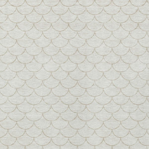 Homeroots 3' Stylish Beige And Ivory Geometric Washable Area Rug For Indoor And Outdoor Spaces, Durable Design 9' X 12' Polyester 596199