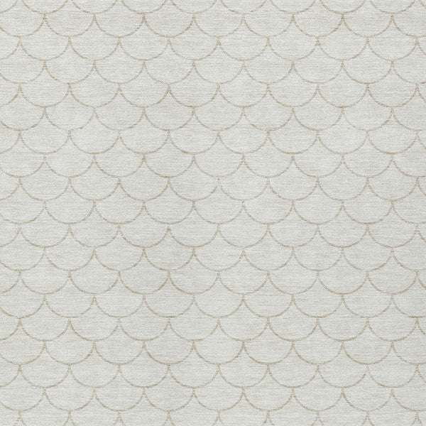 Homeroots 3' Stylish Beige And Ivory Geometric Washable Area Rug For Indoor And Outdoor Spaces, Durable Design 10' X 14' Polyester 596200