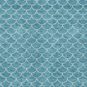 Homeroots 3' Stylish Beige And Ivory Geometric Washable Area Rug For Indoor And Outdoor Spaces, Durable Design 5' X 8' Polyester 596208