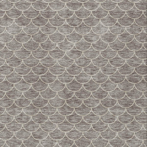 Homeroots 3' Stylish Beige And Ivory Geometric Washable Area Rug For Indoor And Outdoor Spaces, Durable Design 3' X 5' Polyester 596213