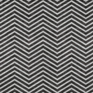 Homeroots 3' Artichoke Green Chevron Indoor Outdoor Area Rug - Stylish, Washable, Durable For High Traffic Areas 5' X 8' Polyester 596244