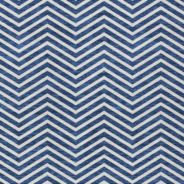 Homeroots 3' Artichoke Green Chevron Indoor Outdoor Area Rug - Stylish, Washable, Durable For High Traffic Areas 10' X 14' Polyester 596260