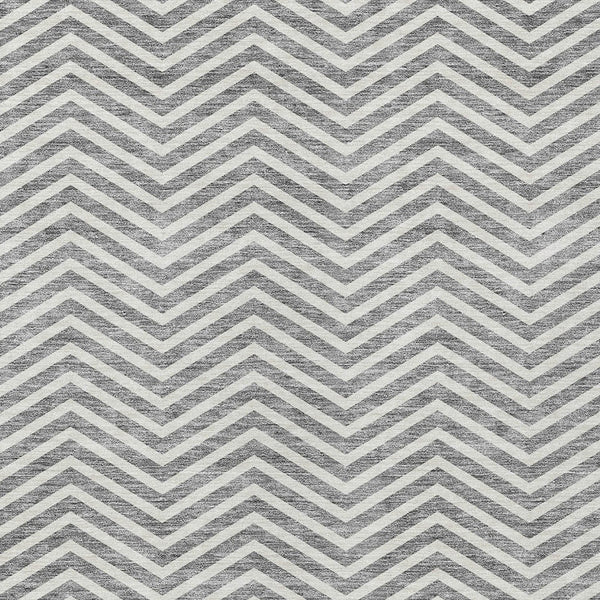 Homeroots 3' Artichoke Green Chevron Indoor Outdoor Area Rug - Stylish, Washable, Durable For High Traffic Areas 10' X 14' Polyester 596272