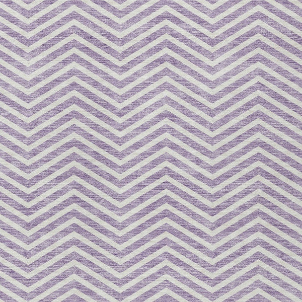 Homeroots 3' Artichoke Green Chevron Indoor Outdoor Area Rug - Stylish, Washable, Durable For High Traffic Areas 3' X 5' Polyester 596279