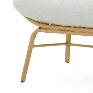 English Elm Christopher Knight Home® - Palos Outdoor Wicker Loveseat - Stylish Light Brown, Weather-Resistant Pe Rattan For Comfort & Durability N775P191275L