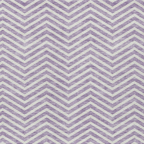 Homeroots 3' Artichoke Green Chevron Indoor Outdoor Area Rug - Stylish, Washable, Durable For High Traffic Areas 9' X 12' Polyester 596283