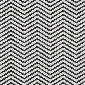 Homeroots 3' Artichoke Green Chevron Indoor Outdoor Area Rug - Stylish, Washable, Durable For High Traffic Areas 5' X 8' Polyester 596298