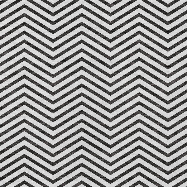 Homeroots 3' Artichoke Green Chevron Indoor Outdoor Area Rug - Stylish, Washable, Durable For High Traffic Areas 5' X 8' Polyester 596298