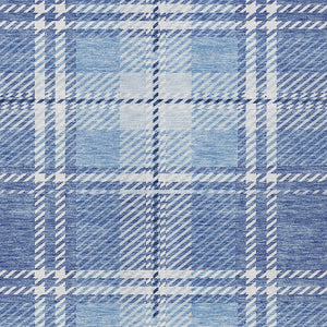 Homeroots 3' Stylish Artichoke Green Brown Ivory Plaid Washable Area Rug For Indoor Outdoor Spaces 3' X 5' Polyester 596327