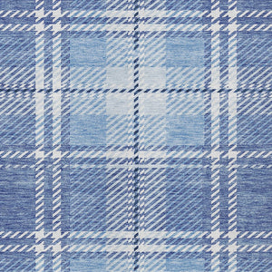 Homeroots 3' Stylish Artichoke Green Brown Ivory Plaid Washable Area Rug For Indoor Outdoor Spaces 9' X 12' Polyester 596331