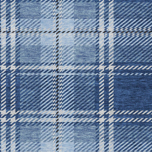 Homeroots 3' Stylish Artichoke Green Brown Ivory Plaid Washable Area Rug For Indoor Outdoor Spaces 9' X 12' Polyester 596349