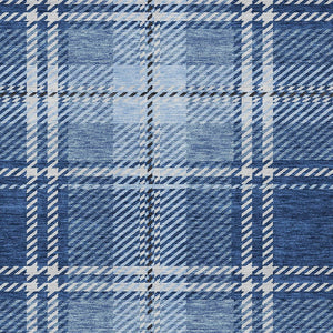 Homeroots 3' Stylish Artichoke Green Brown Ivory Plaid Washable Area Rug For Indoor Outdoor Spaces 10' X 14' Polyester 596350