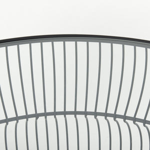 Homeroots 30" Stylish Black And Clear Glass Coffee Table With Iron Frame - Modern Round Design For Any Space   596409