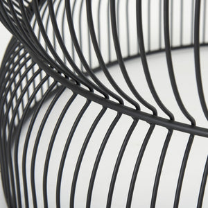 Homeroots 30" Stylish Black And Clear Glass Coffee Table With Iron Frame - Modern Round Design For Any Space   596409