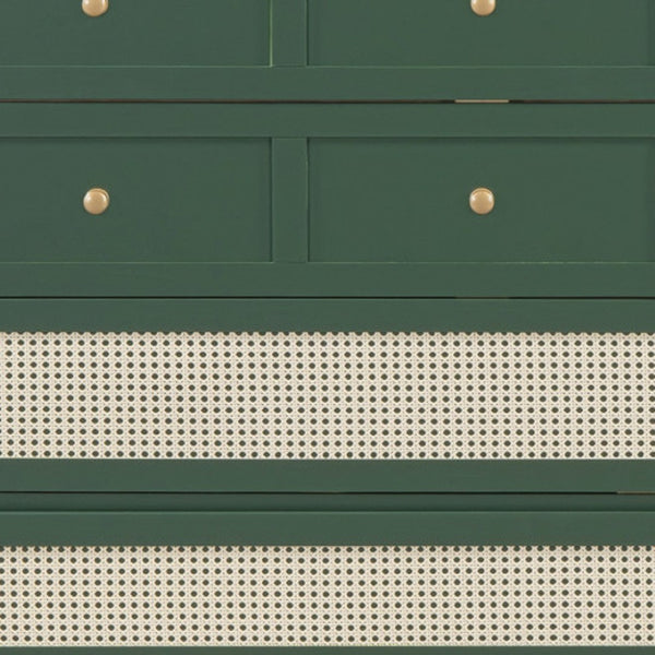 HomeRoots Green Wood Queen Murphy Bed - Stylish Space-Saving Design with Durable Construction for Modern Homes 596493