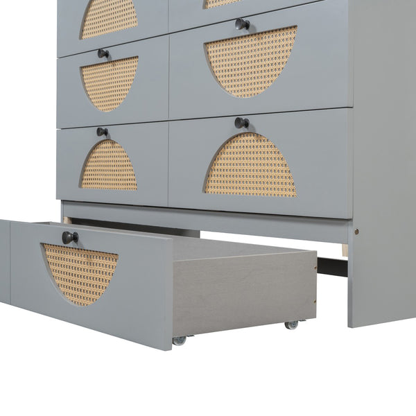 HomeRoots Gray Wood Queen Murphy Bed - Space-Saving Design with USB Ports for Modern Living & Stylish Comfort 596507