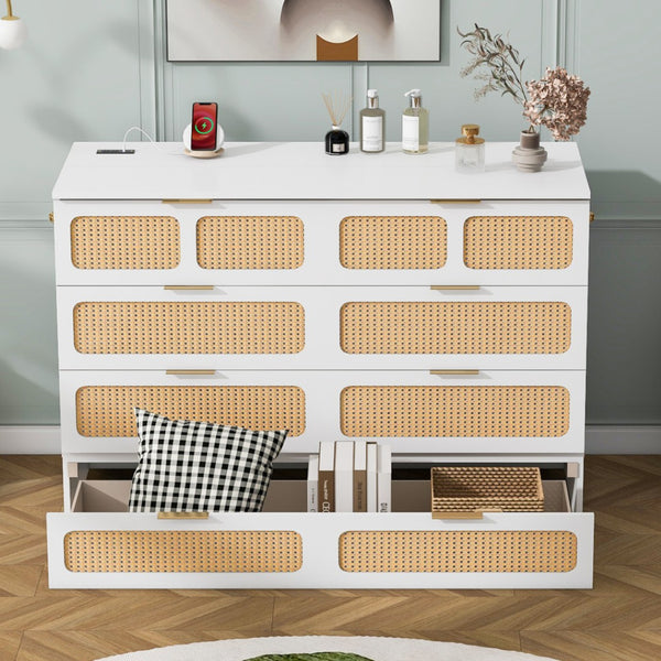 HomeRoots White Wood Queen Murphy Bed - Space-Saving Elegance for Stylish Guest Rooms and Multi-Purpose Areas 596516