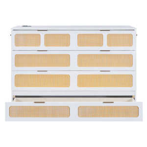 HomeRoots White Wood Queen Murphy Bed - Space-Saving Elegance for Stylish Guest Rooms and Multi-Purpose Areas 596516
