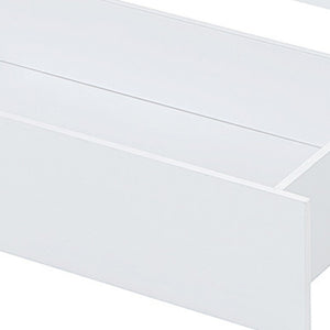 HomeRoots White Wood Twin Day Bed with Storage Drawers - Stylish & Functional Seating for Any Space 596559