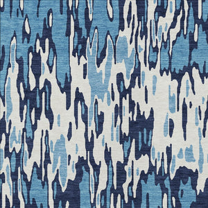 Homeroots 3' Washable Brown Beige And Gray Striped Area Rug For Indoor And Outdoor High Traffic Spaces 9' X 12' Polyester 596660