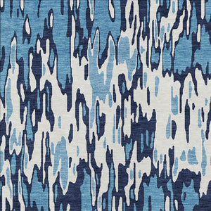 Homeroots 3' Washable Brown Beige And Gray Striped Area Rug For Indoor And Outdoor High Traffic Spaces 10' X 14' Polyester 596661