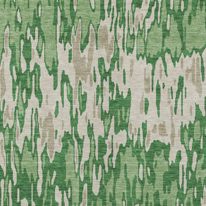 Homeroots 3' Washable Brown Beige And Gray Striped Area Rug For Indoor And Outdoor High Traffic Spaces 9' X 12' Polyester 596672