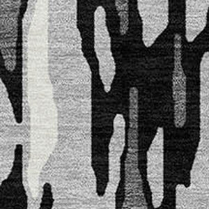 Homeroots 3' Washable Brown Beige And Gray Striped Area Rug For Indoor And Outdoor High Traffic Spaces 5' X 8' Polyester 596675