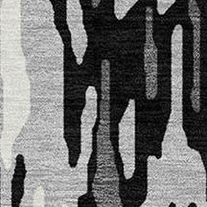 Homeroots 3' Washable Brown Beige And Gray Striped Area Rug For Indoor And Outdoor High Traffic Spaces 9' X 12' Polyester 596678