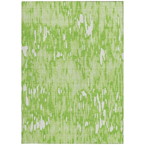 Homeroots 3' Washable Brown Beige And Gray Striped Area Rug For Indoor And Outdoor High Traffic Spaces 3' X 5' Polyester 596686