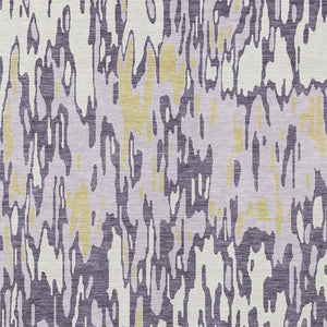 Homeroots 3' Washable Brown Beige And Gray Striped Area Rug For Indoor And Outdoor High Traffic Spaces 8' X 10' Polyester 596695