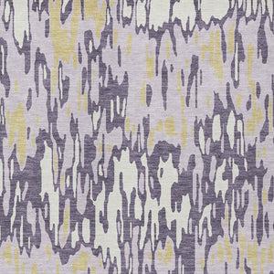 Homeroots 3' Washable Brown Beige And Gray Striped Area Rug For Indoor And Outdoor High Traffic Spaces 10' X 14' Polyester 596697