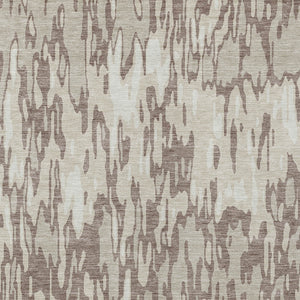 Homeroots 3' Washable Brown Beige And Gray Striped Area Rug For Indoor And Outdoor High Traffic Spaces 8' X 10' Polyester 596701