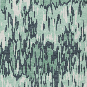 Homeroots 3' Washable Brown Beige And Gray Striped Area Rug For Indoor And Outdoor High Traffic Spaces 3' X 5' Polyester 596704