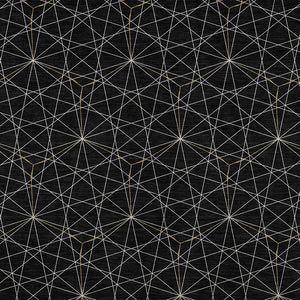 Homeroots 3' Black And Ivory Geometric Washable Area Rug - Perfect For Indoor And Outdoor Spaces, Durable Design 3' X 5' Polyester 596716