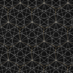 Homeroots 3' Black And Ivory Geometric Washable Area Rug - Perfect For Indoor And Outdoor Spaces, Durable Design 10' X 14' Polyester 596721