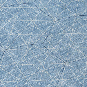 Homeroots 3' Black And Ivory Geometric Washable Area Rug - Perfect For Indoor And Outdoor Spaces, Durable Design 8' Round Polyester 596724