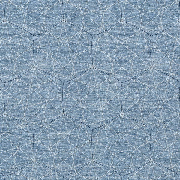 Homeroots 3' Black And Ivory Geometric Washable Area Rug - Perfect For Indoor And Outdoor Spaces, Durable Design 9' X 12' Polyester 596726