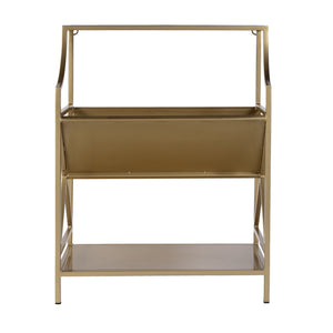 Butler Specialty Butler 2-tier Iron Bookshelf With Gold Finish - Elegant V-shaped Design For Stylish Storage Solutions Gold Iron 5967330-butler