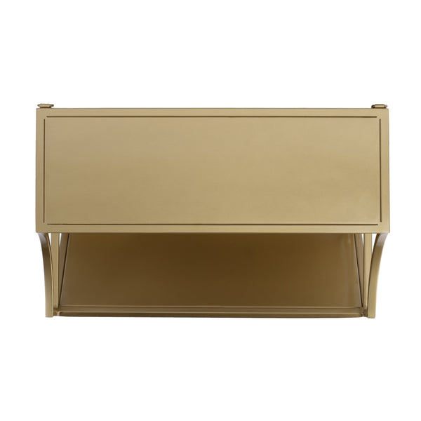 Butler Specialty Butler 2-tier Iron Bookshelf With Gold Finish - Elegant V-shaped Design For Stylish Storage Solutions Gold Iron 5967330-butler