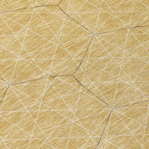 Homeroots 3' Black And Ivory Geometric Washable Area Rug - Perfect For Indoor And Outdoor Spaces, Durable Design 8' Round Polyester 596736