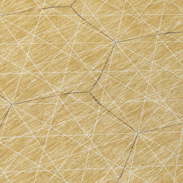 Homeroots 3' Black And Ivory Geometric Washable Area Rug - Perfect For Indoor And Outdoor Spaces, Durable Design 8' Round Polyester 596736