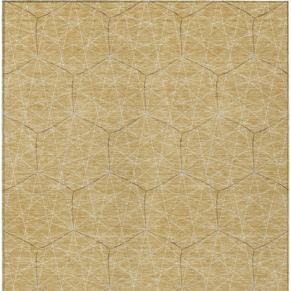 Homeroots 3' Black And Ivory Geometric Washable Area Rug - Perfect For Indoor And Outdoor Spaces, Durable Design 8' X 10' Polyester 596737