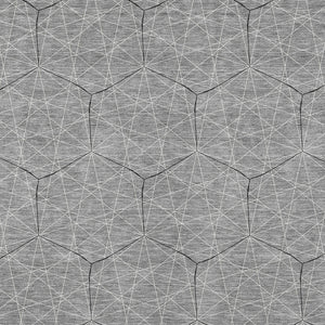 Homeroots 3' Black And Ivory Geometric Washable Area Rug - Perfect For Indoor And Outdoor Spaces, Durable Design 8' X 10' Polyester 596743