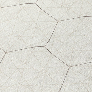 Homeroots 3' Black And Ivory Geometric Washable Area Rug - Perfect For Indoor And Outdoor Spaces, Durable Design 8' Round Polyester 596748