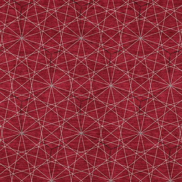 Homeroots 3' Black And Ivory Geometric Washable Area Rug - Perfect For Indoor And Outdoor Spaces, Durable Design 8' X 10' Polyester 596761