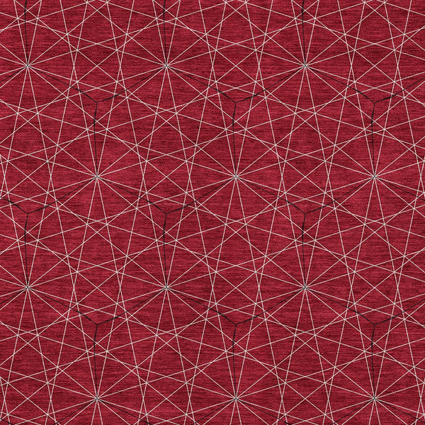 Homeroots 3' Black And Ivory Geometric Washable Area Rug - Perfect For Indoor And Outdoor Spaces, Durable Design 10' X 14' Polyester 596763