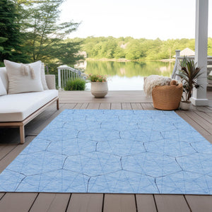 Homeroots 3' Black And Ivory Geometric Washable Area Rug - Perfect For Indoor And Outdoor Spaces, Durable Design 3' X 5' Polyester 596764