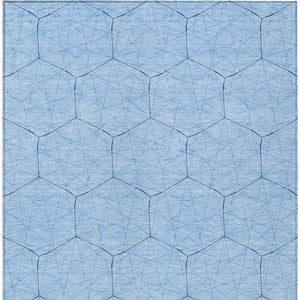 Homeroots 3' Black And Ivory Geometric Washable Area Rug - Perfect For Indoor And Outdoor Spaces, Durable Design 10' X 14' Polyester 596769