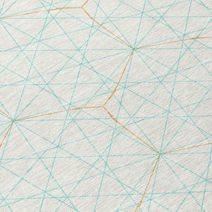 Homeroots 3' Black And Ivory Geometric Washable Area Rug - Perfect For Indoor And Outdoor Spaces, Durable Design 3' X 5' Polyester 596776